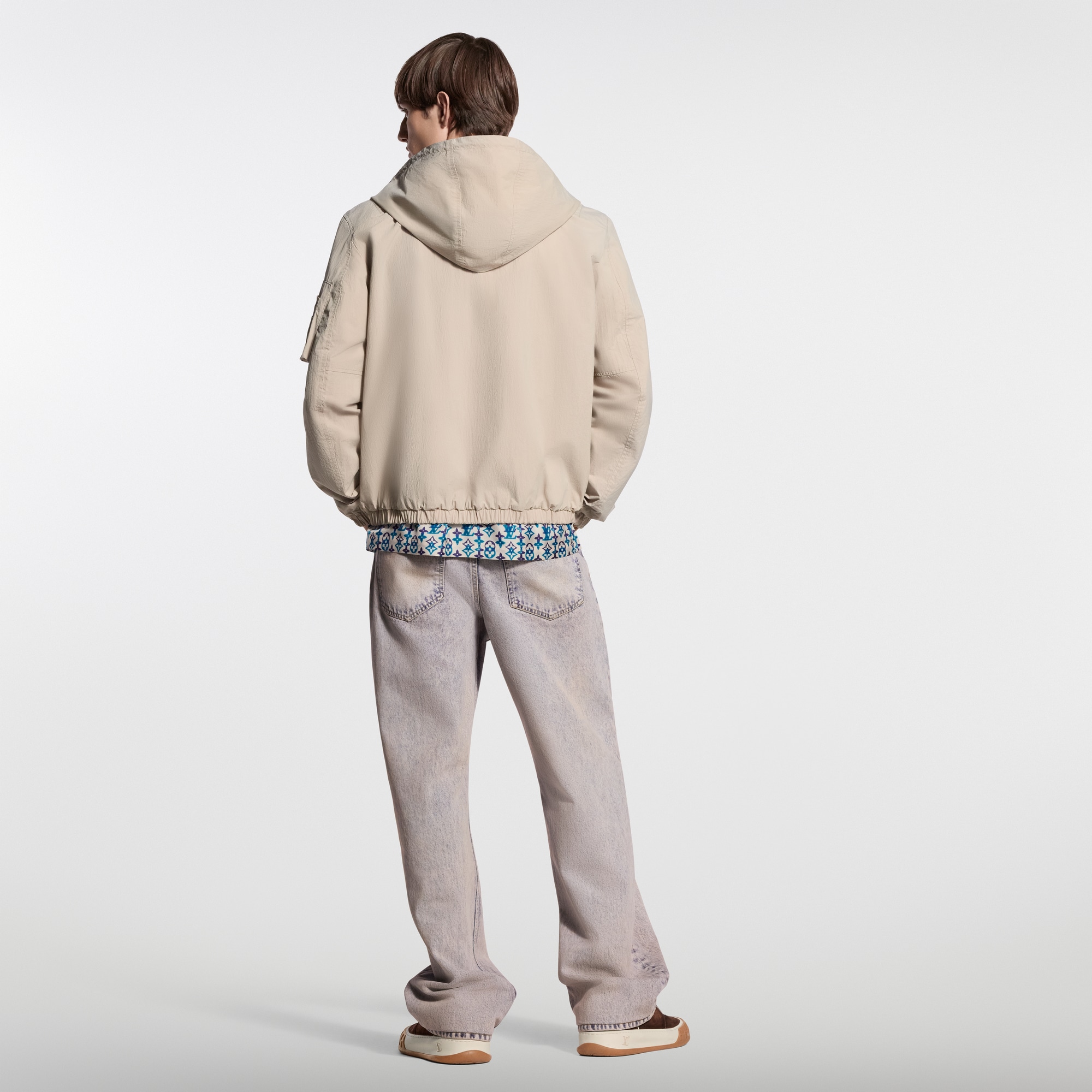LouisVuittonルイヴィトン リバーシブル ウィンドブレーカー ベージュ Reversible Windbreaker - For Men 1AJUVY | LOUIS VUITTON